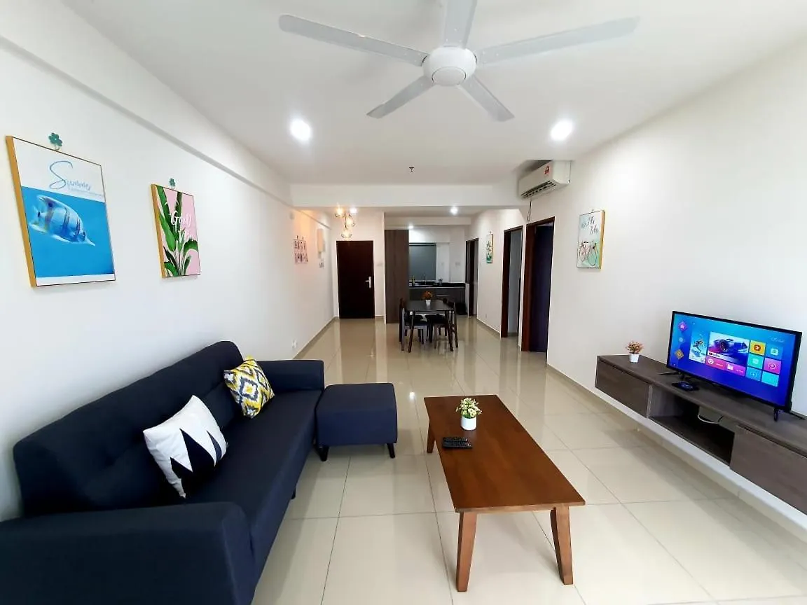 Lovely 2Room Suite6Pax@Sky Condo Juru Sentral Bukit Mertajam Apartment